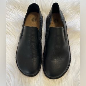 Birkenstock Callan Black Leather Slip-on Loafer Shoes